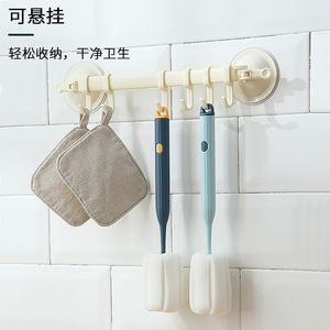 Cup Brush Long <b>Handle</b> <b>Sponge</b> Cleaning Tool For Thermos Tea Stain Remover Baby Bottle Washing - Product Image 4