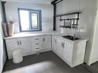 Maisons mobiles préfabriquées de qualité supérieure avec isolation intégrale, type bungalow, 2 chambres