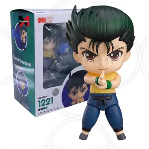 XM 10cm YuYu haku1221 # Yuusuke Urameshi eylem değişim yüz oyuncak süsler hediye Anime figürü oyuncaklar