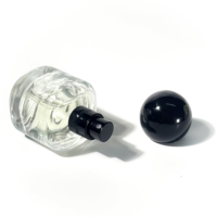 Flacons vaporisateurs de parfum carrés sur mesure en verre, emballages pour soins de la peau, flacon de parfum vide transparent de 30 ml avec boîte