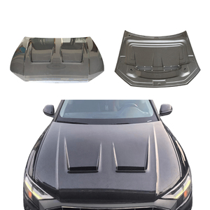 Kit carrosserie pour Audi Q8 2019-2024 : modification et amélioration, pare-chocs avant en fibre de carbone, capot moteur, protection moteur. - Product Image 1