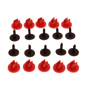 QY <b>Engine</b> <b>Hood</b> Clips 20pcs Black Red For Ford Replacement Auto Fasteners - Product Image 5