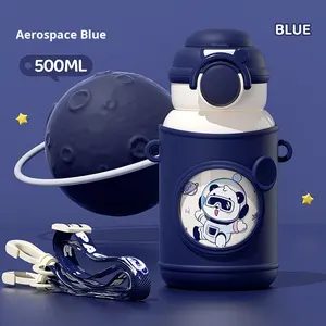 แก้วน้ำ R2508-638สแตนเลสสำหรับเด็ก, แก้วน้ำสูญญากาศสูญญากาศสำหรับนักเรียนเป็นพิเศษสำหรับใส่เครื่องดื่มได้สองชั้น - Product Image 4