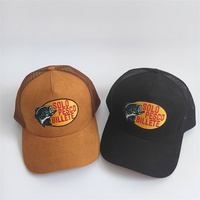 Diseña Tu Propia Gorra Deportiva de 5 Paneles de Gamuza y Malla con Bordado 3D y Logotipo Personalizado - Lista para Viajar