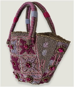 Stylish Handmade <b>Beaded</b> Purse with Embroidery Women's Luxury Fashion <b>Handbag</b> Available at Best Price - Product Image 5