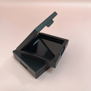 Wholesale Mini Square Single Eyeshadow Palette Small Empty Blush Case ABS Plastic Highlighter Container Cosmetic Packaging - Product Image 3