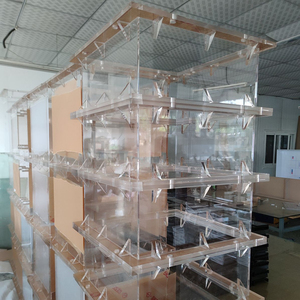 Customized High Transparency Acrylic Flange Square Pipeline Large Experimental Instrument Air Vent - Product Image 3