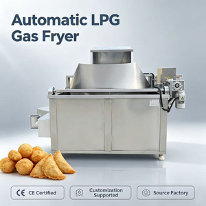 Friteuse industrielle à bascule électrique avec contrôle de température pour arachides et chips - Product Image 3
