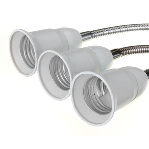 E27 <strong>LED</strong> Light Bulb <strong>Lamp</strong> <strong>Holder</strong> Flexible Extension Adapter <strong>Socket</strong> - Product Image 6