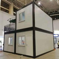 Maisons préfabriquées de luxe, 5 chambres, 3 salles de bain, conteneurs sanitaires, conteneurs de présentation en kit, à vendre