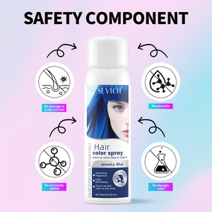 SEVICH Spray Colorant Instantané pour <span class=keywords><strong>Cheveux</strong></span>, Logo Personnalisé, <span class=keywords><strong>Teinture</strong></span> Rapide Longue Durée, 5 Couleurs, DIY, Lavable, <span class=keywords><strong>Teinture</strong></span> <span class=keywords><strong>Temporaire</strong></span> pour Hommes et Femmes - Product Image 5