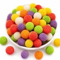 Bonbons gélifiés acidulés à la framboise, saveur fruitée assortie, en vrac, personnalisés, marque privée, fabricant OEM ODM, vente en gros, certifiés Halal, TIK TOK