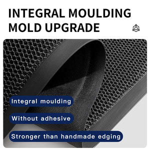 Tapete Elástico para Entrada, Diseño Minimalista Rectangular, Fibra de Poliéster, Impermeable, Comercial, Antideslizante, Color Sólido, Fácil de Limpiar - Product Image 2