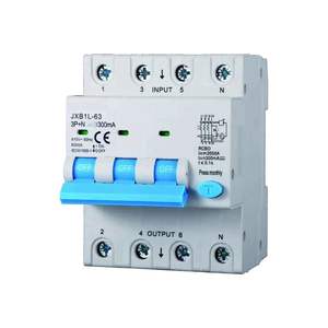 Gloca Rcbo 3P+N 300Ma 380V 6Ka Classe A 25A Montage modulaire - Product Image 1