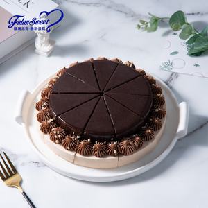 Chocolate congelado Creme patissiere <span class=keywords><strong>Fondant</strong></span> tartas <span class=keywords><strong>de</strong></span> queso mantequilla galleta corteza Mascarpone queso panadería congelada - Product Image 4