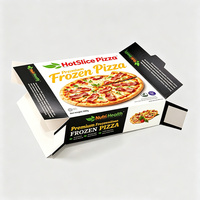 Boîte à lasagnes personnalisée imprimée, résistante à la graisse, avec pelliculage mat, emballage pliable en papier avec fermeture à rabat pour chips et sushis