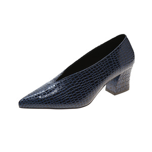 Tacones Moda clásica Bombas femeninas Oficina Punta de tacón fino Zapatos DE TRABAJO elegantes Mujeres Zapatos de cuña Tacón - Product Image 1