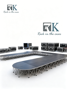 Customized Mobile <b>Stage</b> <b>Platform</b> Aluminum Riser Floor Mounting Outdoor Concert Use - Product Image 1