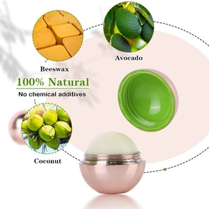 FATAZEN Fruit Vegan Multiple Personalizada Mini Tamaño de viaje Bola de bálsamo labial redonda para mujeres Bálsamo labial Fpr Hombres - Product Image 4