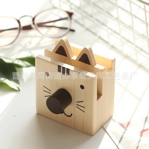 Cute animal multi-functional pen holder, <b>glasses</b> holder, creative desktop pen bucket storage <b>rack</b>, mobile phone holder, - Product Image 3