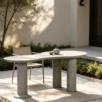Table à manger carrée extensible en bois, finition micro-ciment MDF, plateau épaissi, style nordique moderne écologique pour la maison et l'hôtel