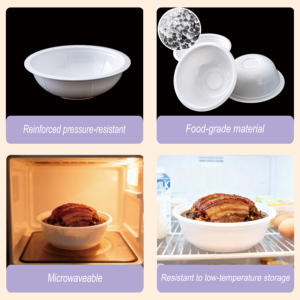 Tazones Desechables de Plástico <span class=keywords><strong>PP</strong></span> de Grado Alimenticio Xinbang para Comida para Llevar en Restaurantes - Product Image 3