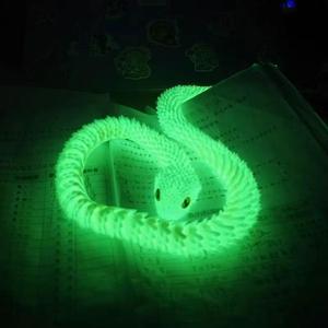 Modelo de Serpiente de Plástico Impreso en 3D al por Mayor, Artesanía Novedosa con Múltiples Articulaciones Flexibles y Móviles, Simulación de Animal - Product Image 3