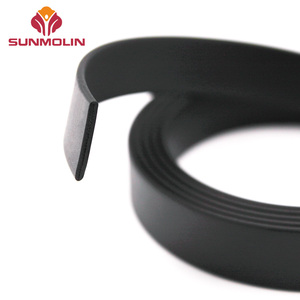 Tùy chỉnh màu đen mờ TPU tráng vải dây đeo PVC dễ dàng để làm sạch và không thấm nước với chiều rộng 15mm - Product Image 4
