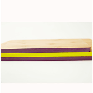 Juego de Tablas de Cortar de Bambú, 4 Piezas, Rectangulares, Antideslizantes, para Cocina - Product Image 4