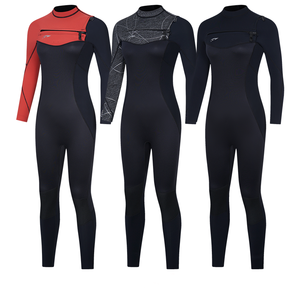 Traje de neopreno de primera calidad de 3/2Mm al por mayor, ropa de <span class=keywords><strong>Bodysurf</strong></span> con cremallera en el pecho para hombres y mujeres, traje de neopreno para surf a prueba de viento - Product Image 2