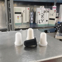Tétine en caoutchouc silicone Nitrile Butadiène Ampoule en caoutchouc NBR pour compte-gouttes en verre