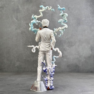 Statuette Anime HS072, Modèle de Personnage <span class=keywords><strong>Sanji</strong></span> en Costume Blanc avec Effet de Fumée, Ornement de Bureau en PVC, Cadeau de Collection - Product Image 2