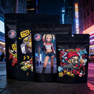 Bolsas de Embalaje Personalizadas a Prueba de Olores para Kali, 3.5g, de Película de Poliéster Duradera, para Alimentos de Bebé, Variedades Raras, con Logotipo Digital - Product Image 2