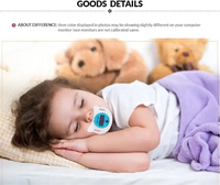 Thermomètre numérique pour sucette LONN Yl-100B, contrôle de la température, mesure rapide, résolution 0,1°C, CE ROHS, vente chaude