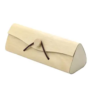 Caja de madera 2022 Natural para gafas de sol, estuche de bambú con logotipo personalizado