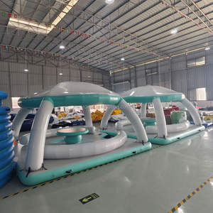 Plataforma Flotante Inflable de PVC de Alta Resistencia, Personalizable en Color y Logotipo, para Piscina, Refugio para Barcos, Salón Flotante, Suministro de Fábrica - Product Image 3