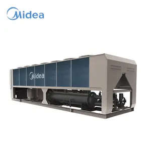 Midea 300RT Stepless Capacity Control Industrial Chiller Air Cooled Air Cooled Screw Chiller Water Chiller For Cold Plunge Pools