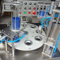 Machine de remplissage automatique pour sauce à haute pression, pour jus de fruits, confitures, chocolat, fromage, à tremper, tasse de scellage