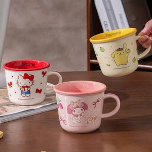 Sanrio Kuromi <b>Ceramic</b> <b>Mug</b> 2025 Cartoon Design With Handle Single Cup For Home Office Gift - Product Image 2