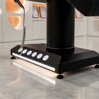 Fauteuil d'esthéticienne motorisé, table de soin esthétique médicale extensible avec dossier réglable pour spa des cils