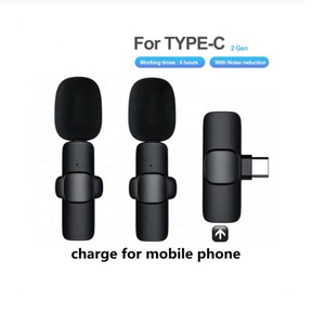 Microfono Lavalier Inalambrico 2 En 1,โทรศัพท์แอนดรอยด์,Mini Microfono Inalambrico Con YouTube, <span class=keywords><strong>Facebook</strong></span>, Vlog,ติ๊ก - Product Image 3