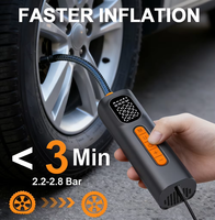 Pompe à air électrique portable pour voiture, compresseur d'air, pompe de dégonflage, gonfleur de pneus rechargeable pour voiture, moto, vélo, ballon