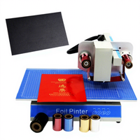 Machine numérique automatique d'estampage à chaud de surface en cuir PVC Machine d'impression de feuilles d'or pour cartes papier Imprimante d'estampage de feuilles d'or