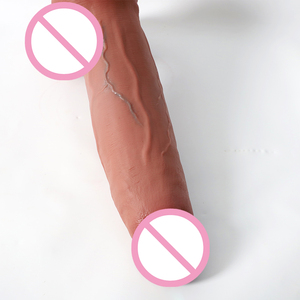 Liquid Silicone Realistic <strong>Dildo</strong> for Women Soft <strong>Dildo</strong> with Strong Suction Base Premium Adult Sex Toy Sex Toy Box for Male <strong>Dildos</strong> - Product Image 3