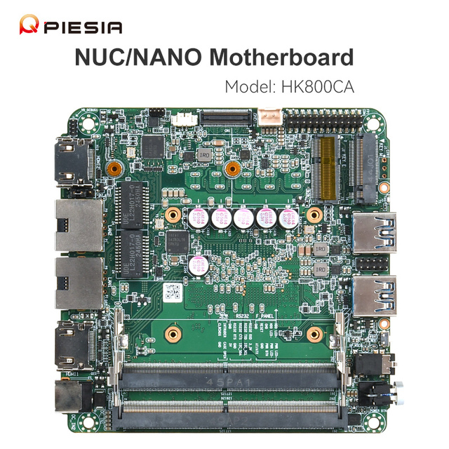 NUC Motherboard AMD AI 9 365 2*DDR5 16GB 2*Lan 1*RS232 2*USB 2*HD/Type-C AI Robot Industria Motherboard