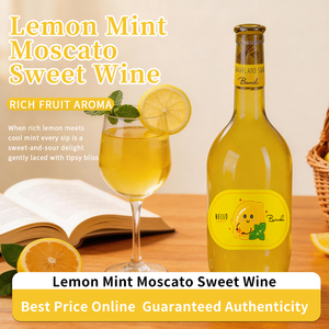 <span class=keywords><strong>Vino</strong></span> Moscato Dulce con Bajo Contenido Alcohólico, Sabor a Menta y Limón, 750 ml, Sabor Refrescante, Venta al por Mayor para Distribuidores Globales y Horeca - Product Image 2