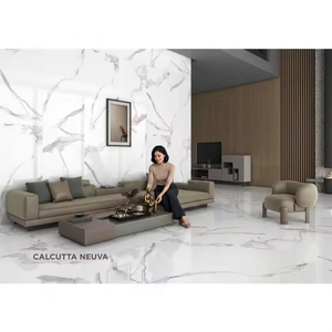 Azulejos de porcelana cerámica pulida y esmaltada Onyx con vetas blancas de 800x1600 mm, superficie de onyx lujosa para paredes y pisos - Product Image 4