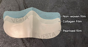 CPNP masque de collagène soluble à haute valeur ajoutée collagène hydrolysé masque facial soluble dans l'eau anti-âge <span class=keywords><strong>film</strong></span> de collagène de soie pour le lifting du visage - Product Image 4