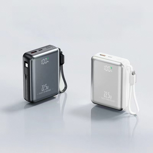 เครื่องชาร์จพกพา อัลตร้ามินิ 10000mAh 22.5W พาวเวอร์แบงค์ชาร์จเร็ว |   สายชาร์จ USB-C ปลอดภัยสำหรับการเดินทาง อุปกรณ์ชาร์จที่จำเป็นสำหรับการเดินทาง - Product Image 1
