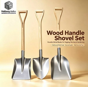Pelle de survie industrielle avec pioche, en acier au carbone robuste, revêtement poudré, portable, légère, pour le camping en plein air - Product Image 1